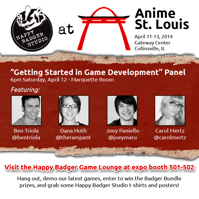 Happy Badger Studio at Anime St. Louis 2014